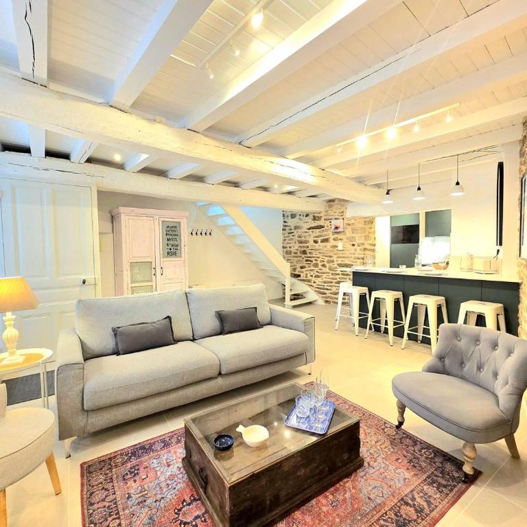 Ty Patern, Maison 17ᵉ rénovée calme, centre Vannes - Maison 3 Chambres - 2