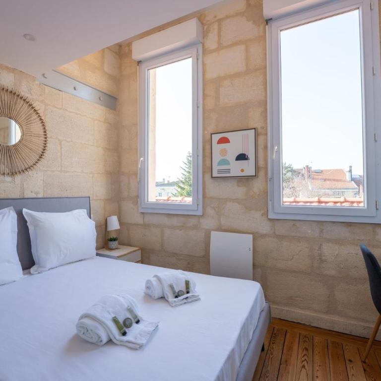 Résidence Coliving Bordeaux : Chambres Privées Tout Inclus - Chambre Double avec Salle de Bains Privative - 4