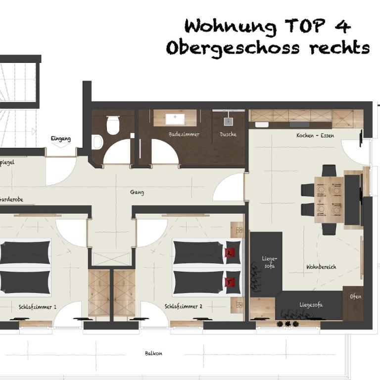 Spacious Apartment near Ski Area in Mayrhofen - Apartment mit 2 Schlafzimmern - 18