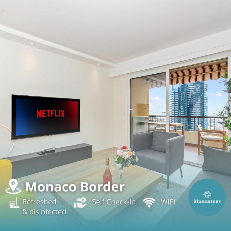 Monaco border - Balcon vue mer - DD - Appartement 2 Chambres - 1