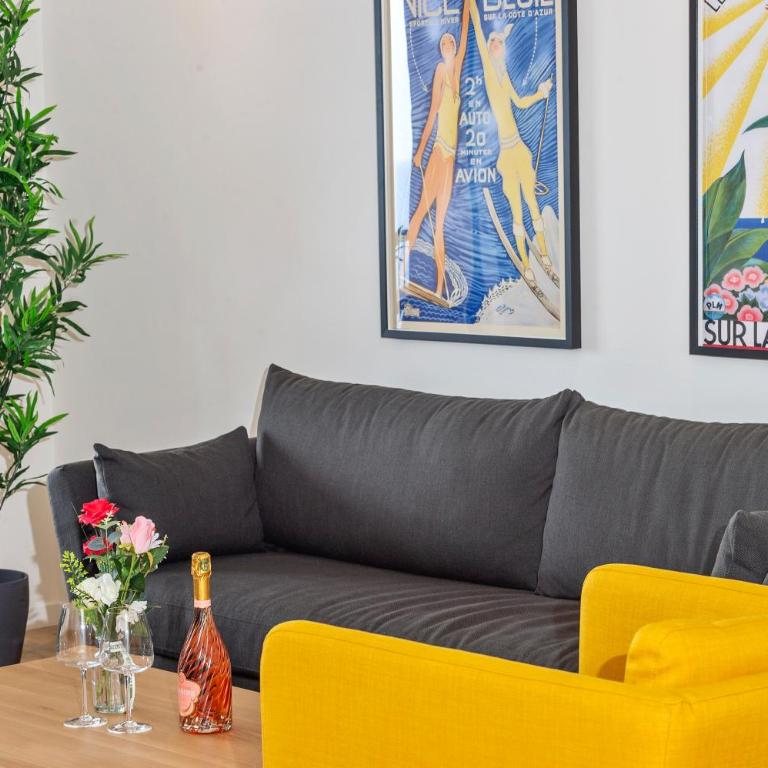 Monaco border - Balcon vue mer - DD - Appartement 2 Chambres - 11