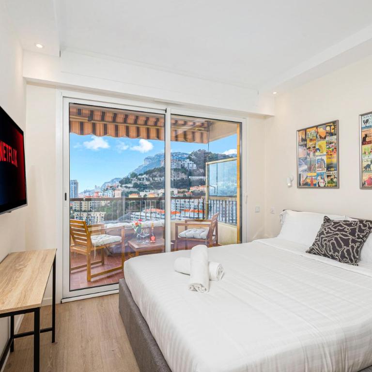 Monaco border - Balcon vue mer - DD - Appartement 2 Chambres - 5