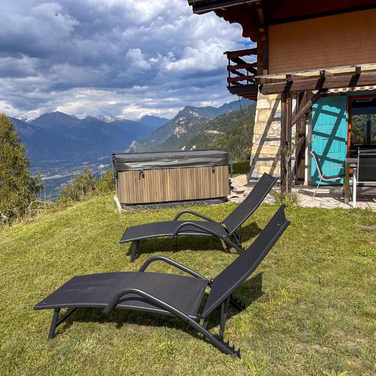 Chalet l'Aiglon Valais - Vue, Confort, Jacuzzi - Chalet - 2
