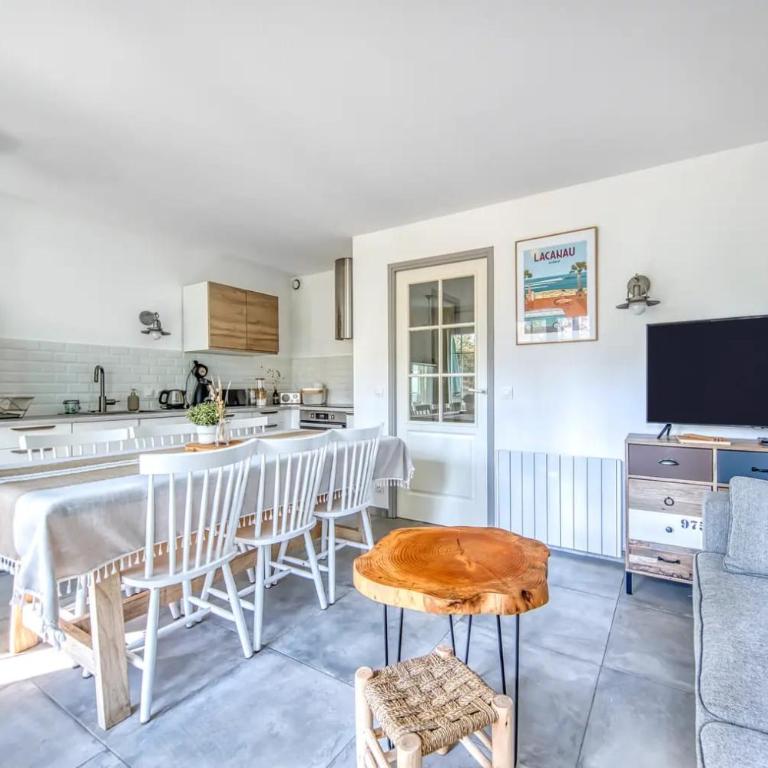 Maison 2 chambres 6 pers à Lacanau Océan, piscine, golf, Wi-Fi - Haus mit 2 Schlafzimmern - 3