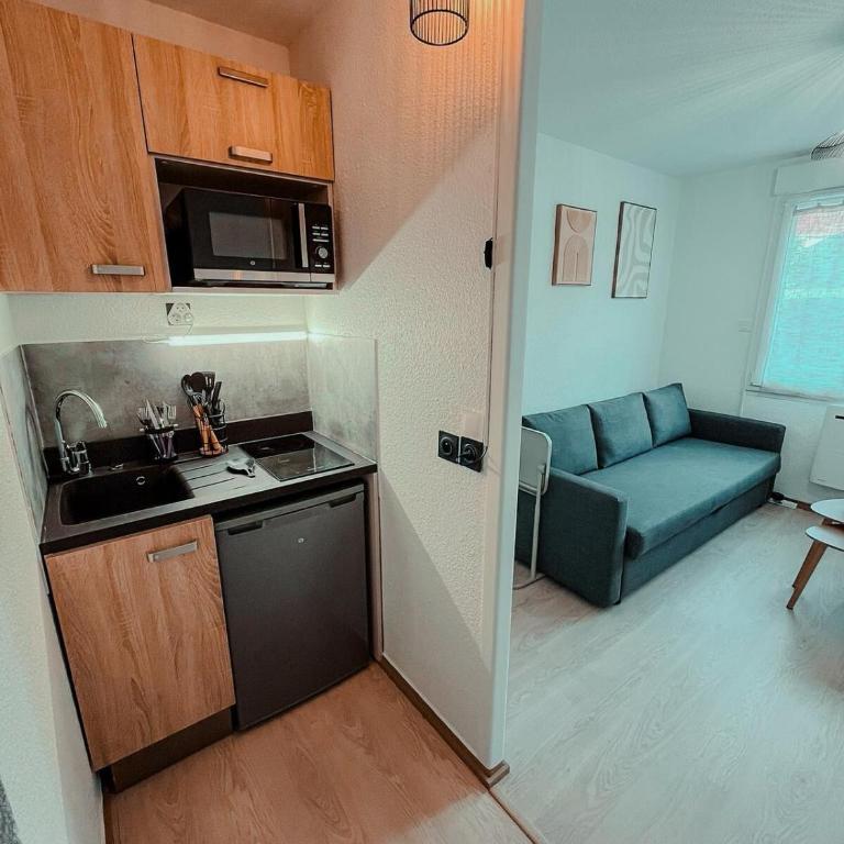 Studio du voyageur, Gare, Centre, Europole, CEA - One-Bedroom Apartment - 5