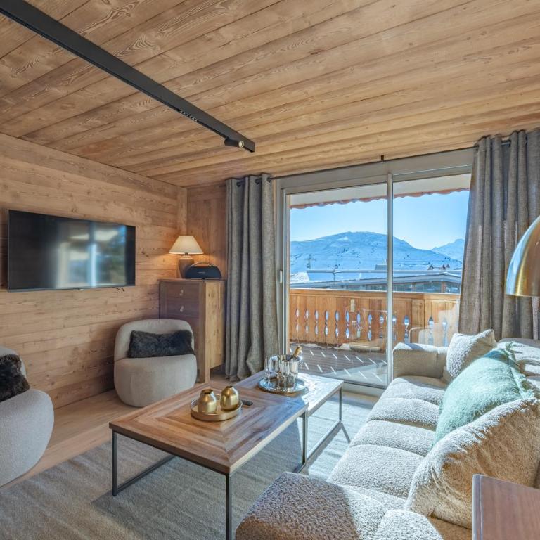 Alpe d'Huez Houses - Chateau Noir - Grand standing pour 4 ou 5, Sauna, Fitness, Babyfoot - Appartamento Deluxe con 2 Camere da Letto e Balcone - 37