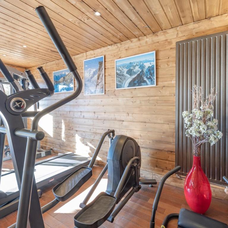 Alpe d'Huez Houses - Chateau Noir - Grand standing pour 4 ou 5, Sauna, Fitness, Babyfoot - Appartamento Deluxe con 2 Camere da Letto e Balcone - 44