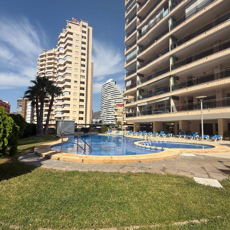 Playa Arenal Bol - Piscina - Padel Calpe - Apartamento de 1 dormitorio con vistas al mar - 3