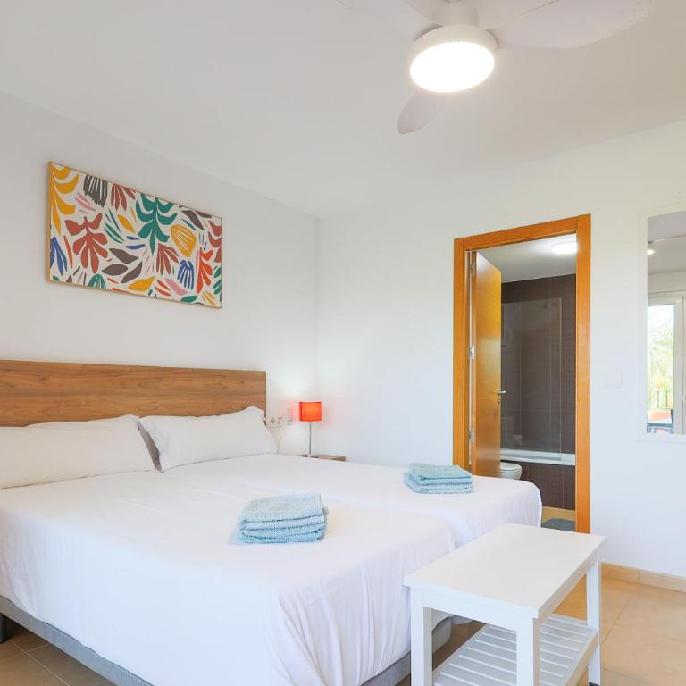 Appartement La Casa Soleada Mar Menor Golf & Padel Resort - Apartamento de 2 dormitorios con vistas al jardín - 25