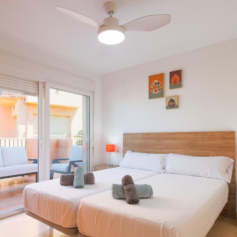 Appartement La Casa Soleada Mar Menor Golf & Padel Resort - Apartamento de 2 dormitorios con vistas al jardín - 26