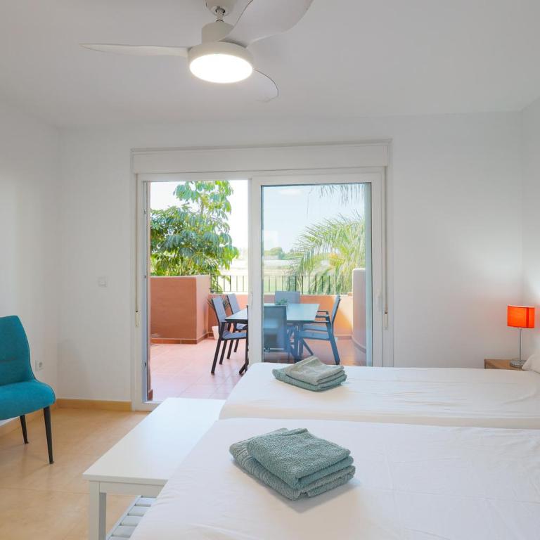 Appartement La Casa Soleada Mar Menor Golf & Padel Resort - Apartamento de 2 dormitorios con vistas al jardín - 19