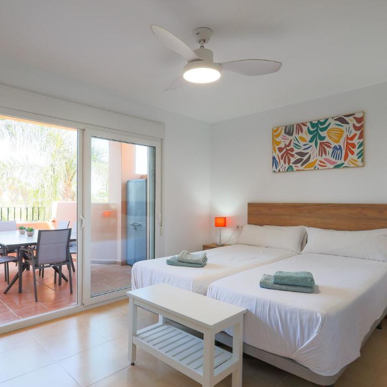 Appartement La Casa Soleada Mar Menor Golf & Padel Resort - Apartamento de 2 dormitorios con vistas al jardín - 8