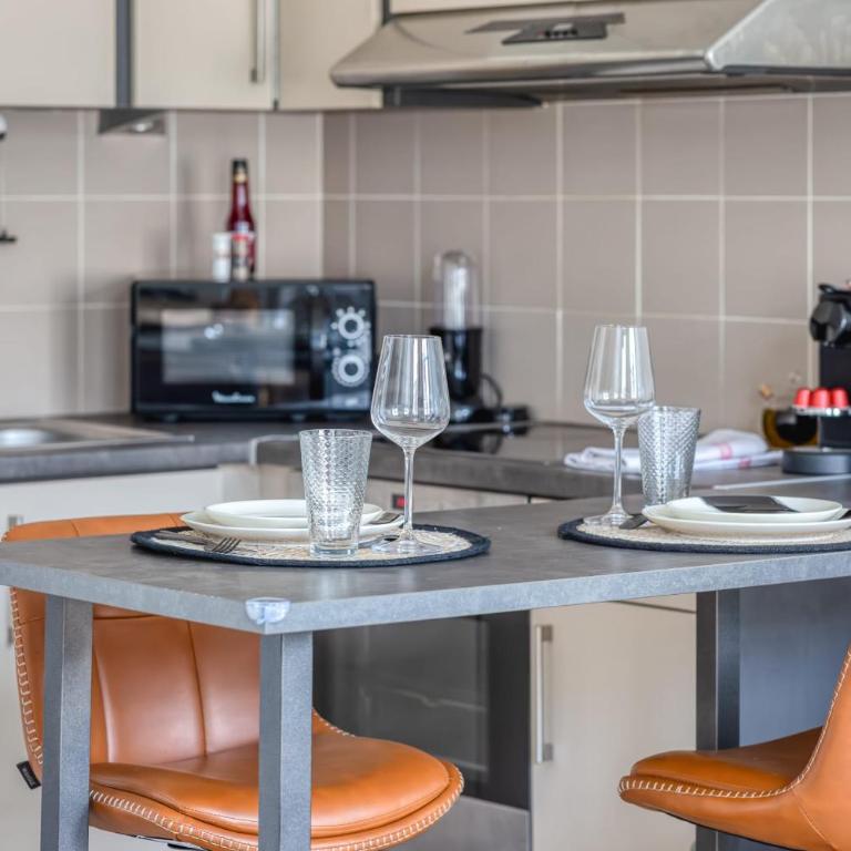 Célestine mignon F2 en centre ville de Rouen - Proximité Donjon de Rouen - Apartment mit 1 Zimmer - 12