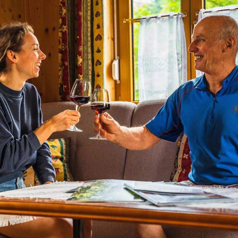 Ferienholzhaus in Sankt Gallen im Gesäuse in der Steiermark - Apartment mit 2 Schlafzimmern und Bergblick - 9