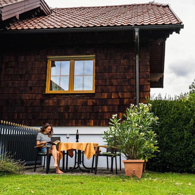 Ferienholzhaus in Sankt Gallen im Gesäuse in der Steiermark - Apartment mit 2 Schlafzimmern und Bergblick - 10