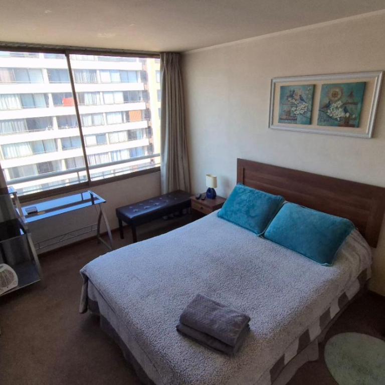Apartamento Pet-Friendly, Piscina, Vista Cerro San Cristobal, Santiago - One-Bedroom Apartment - 1