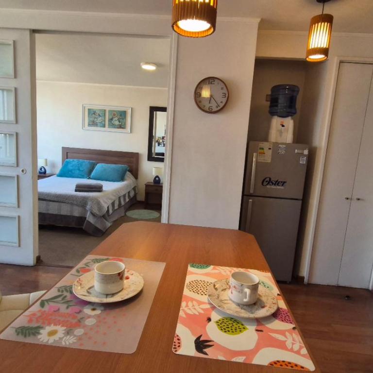 Apartamento Pet-Friendly, Piscina, Vista Cerro San Cristobal, Santiago - One-Bedroom Apartment - 4