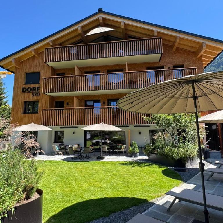 Aparthotel Dorf570 - Apartment mit 1 Schlafzimmer, Balkon und Bergblick - 11