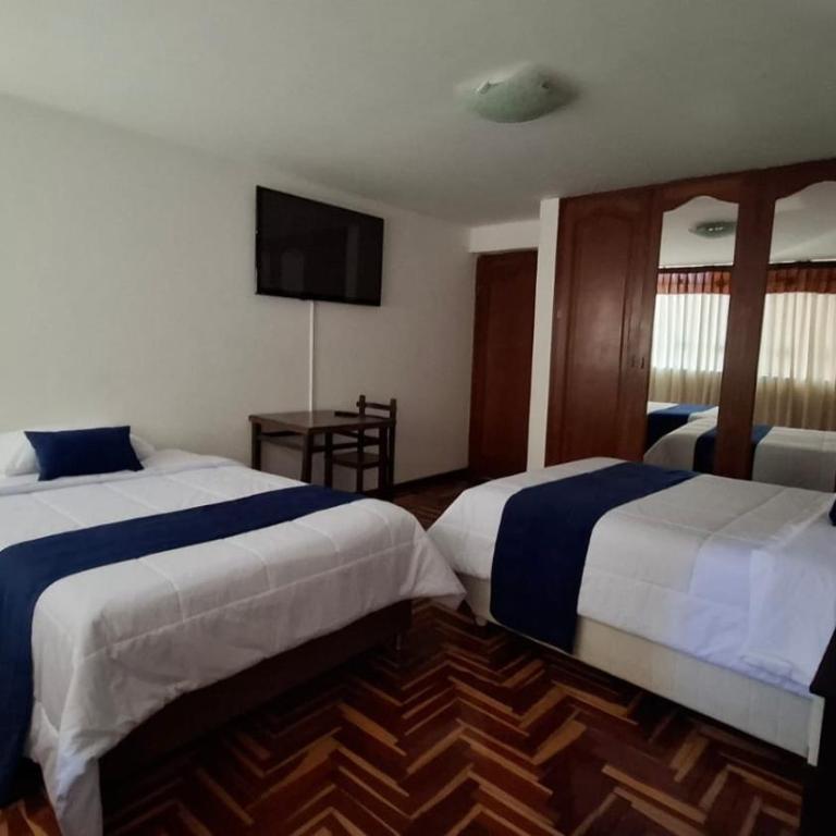 Attix Hostal - Habitación Doble Superior con 2 camas grandes - 1