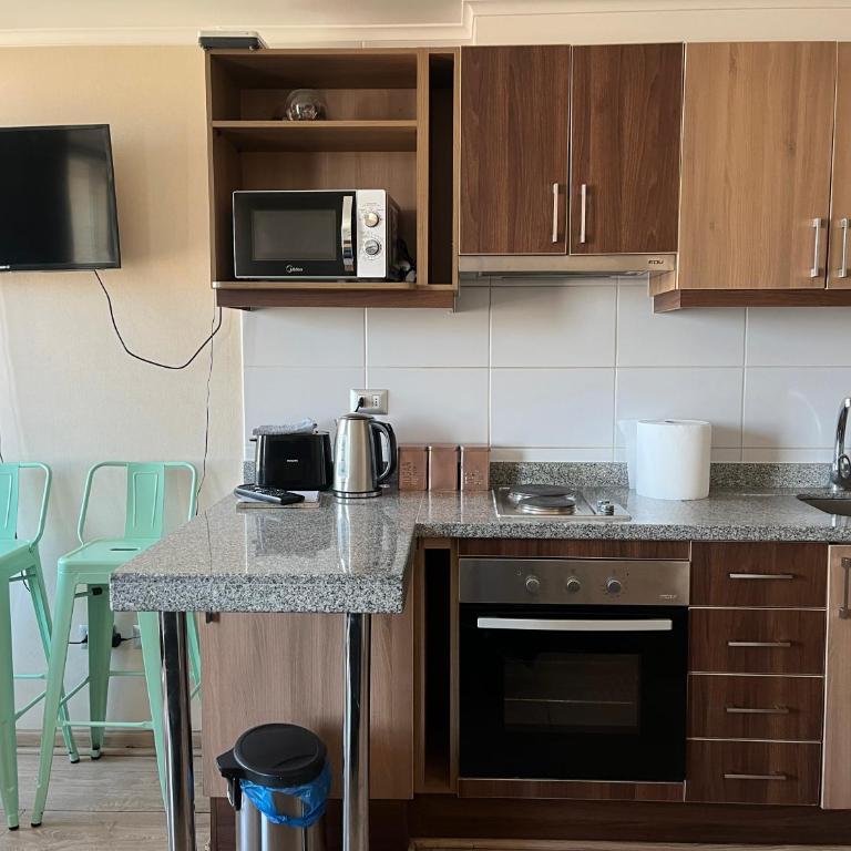 Depto estudio 1810 centro temuco - Apartamento de 1 dormitorio - 5