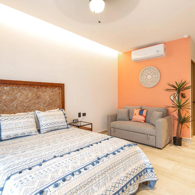 Cozy Studio with Rooftop Pool in Downtown Playa - Apartamento de 2 dormitorios - 2