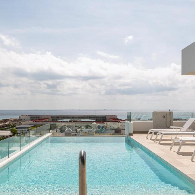 Cozy Studio with Rooftop Pool in Downtown Playa - Apartamento de 2 dormitorios - 14