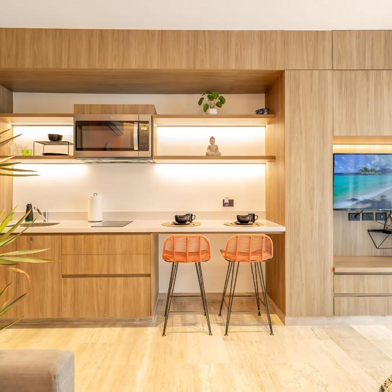 Cozy Studio with Rooftop Pool in Downtown Playa - Apartamento de 2 dormitorios - 9