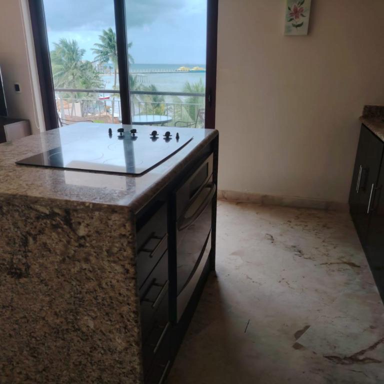 Beach Front - Ocean View 1 BR Condo with Terrace & Hughe Infinity Pool Heart of Playa del Carmen-El Faro Residental Surf 407 - One-Bedroom Apartment - 19