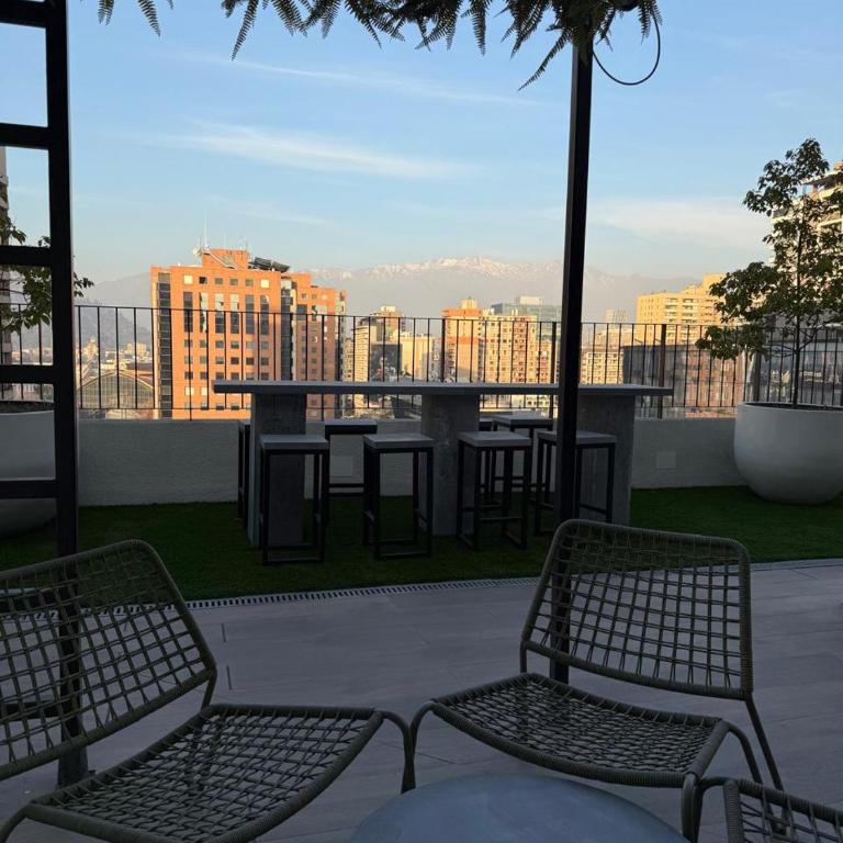 Santiago Centro - Nuevo y moderno con Piscina Panorámica - Apartamento de 1 dormitorio - 27