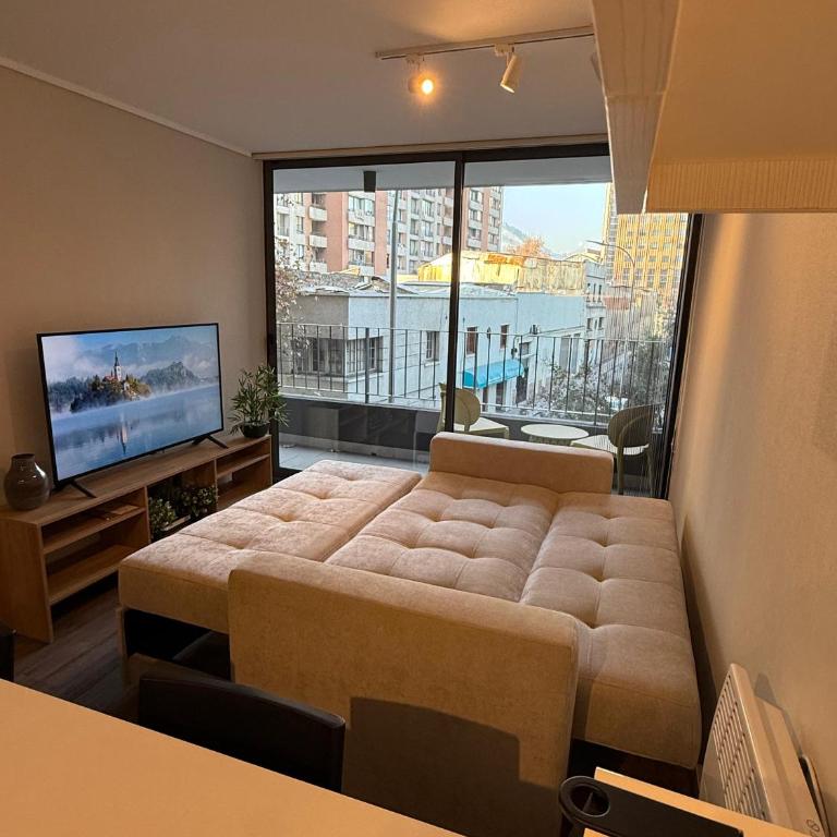 Santiago Centro - Nuevo y moderno con Piscina Panorámica - Apartamento de 1 dormitorio - 3