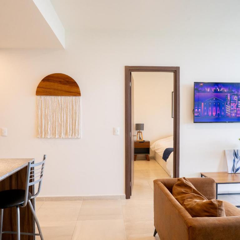 Apartamento Anuva con Parking, Alberca y SkyView - Two-Bedroom Apartment - 66