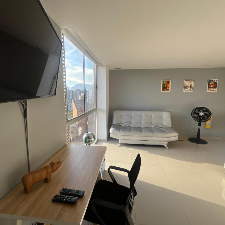 Loft en Medellin El Poblado Vista espectacular - One-Bedroom Apartment - 6