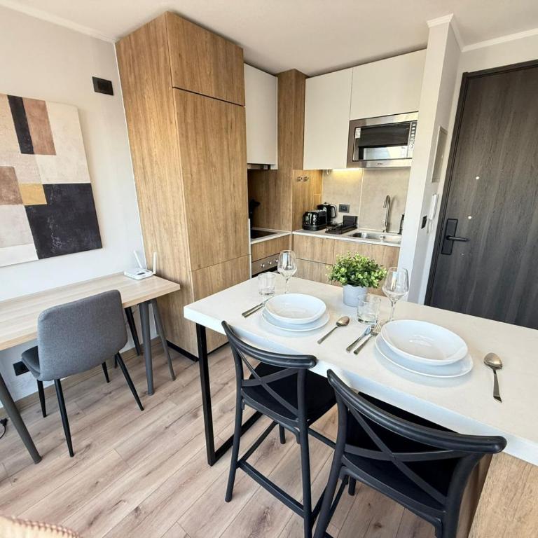 HOM I Nuevo y Acogedor Studio en Calle Marin Santiago - Estudio - 4