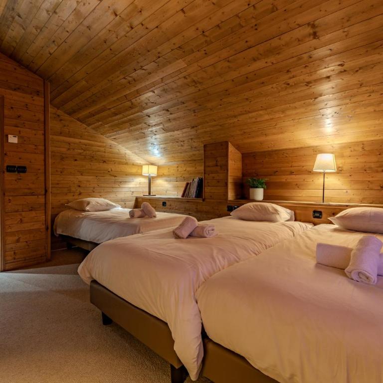 Appartement 8 personnes dans chalet privé, piscine, ski in - Appartement Premium 5 Chambres - 2