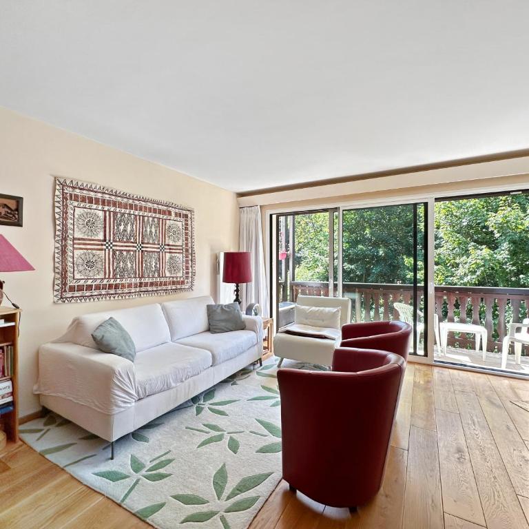 MUD212 2 pieces 4 pers proche centre les Carroz - Appartement 1 Chambre avec Balcon et Vue sur les Montagnes - 1