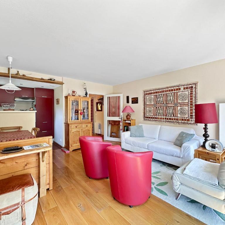 MUD212 2 pieces 4 pers proche centre les Carroz - Appartement 1 Chambre avec Balcon et Vue sur les Montagnes - 9