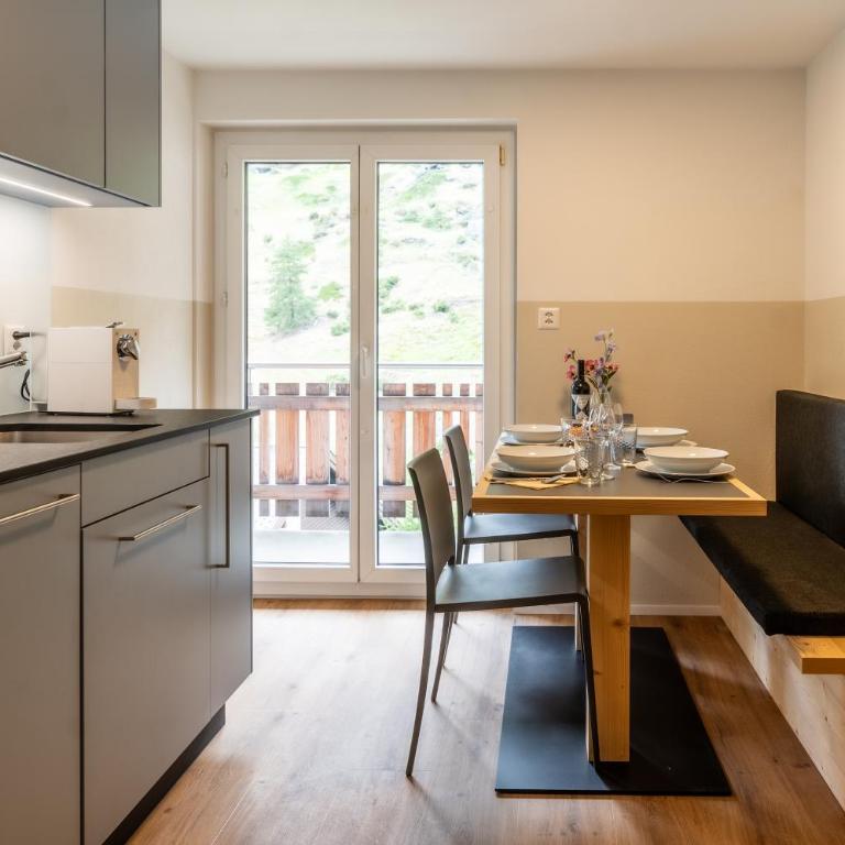 Alpin apartment Brachji - bei der Bergbahn - Apartment mit 1 Schlafzimmer, Balkon und Bergblick - 3