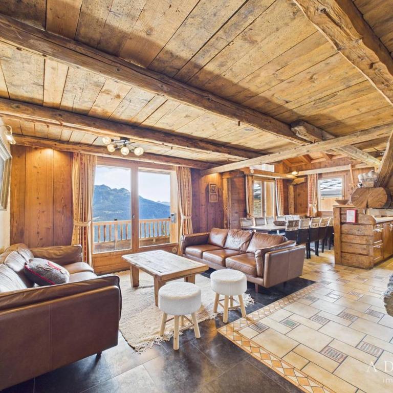 Appartement skis aux pieds 160m² pour 14 pers, 5 ch, parking, cheminée, WiFi - FR-1-398-681 - Apartment - 4