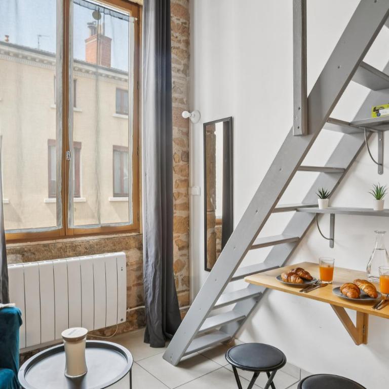 Urban'Mezza Spot - Lyon Valmy - Wi-Fi & Metro - Monolocale su 2 Livelli - 7