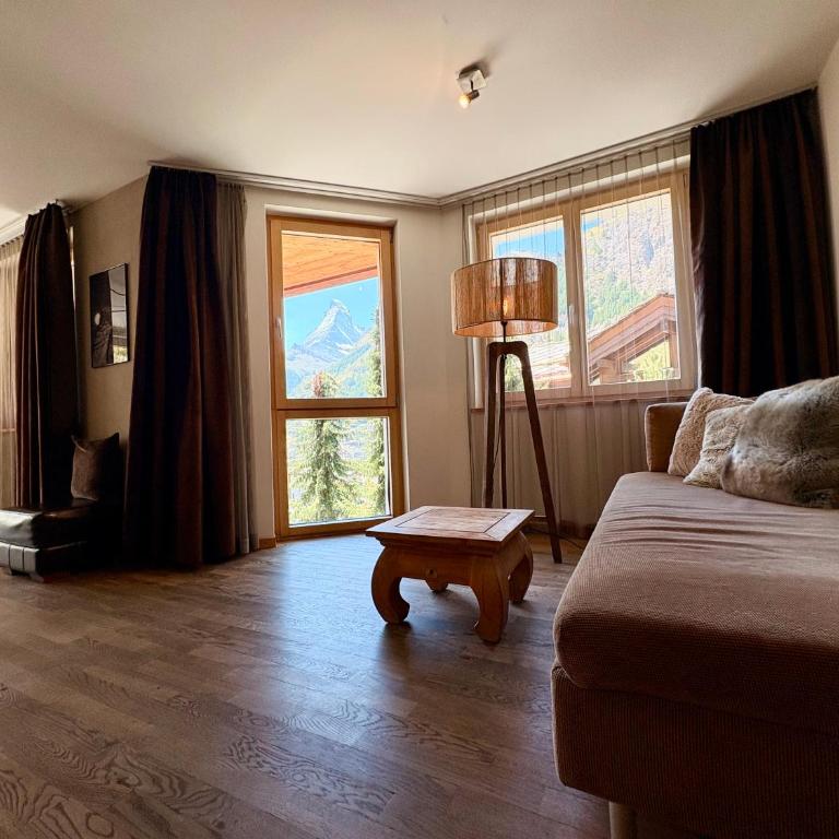 Alpenlodge - Doppelzimmer Style mit Matterhornblick - 10