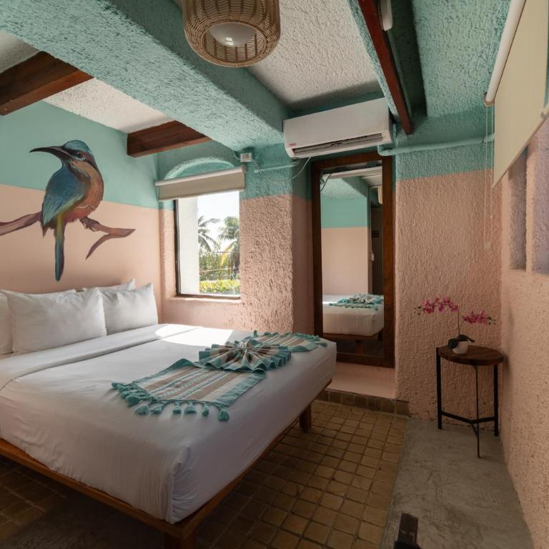 Nílu Cancun Zona Hotelera by Selina - Compact Private Room, Shared Bathroom - 1