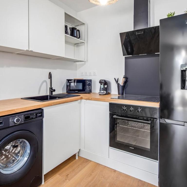 3min Gare Patio 8 pers Parc - Appartement 3 Chambres - 8
