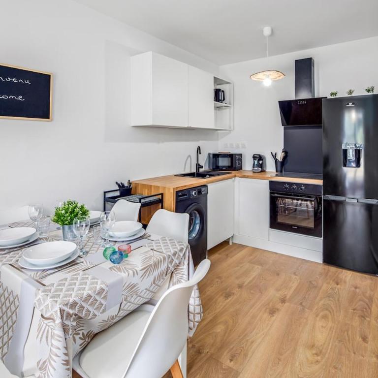 3min Gare Patio 8 pers Parc - Appartement 3 Chambres - 28
