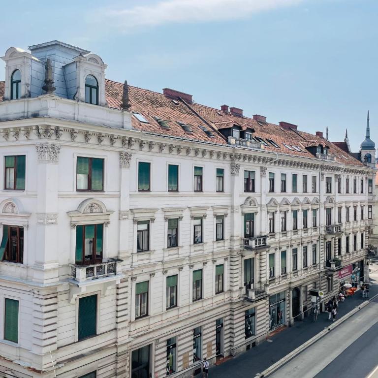 APSTAY City Center I Parking I Self Check-in - Deluxe Apartment mit 1 Schlafzimmer und Stadtblick - 15