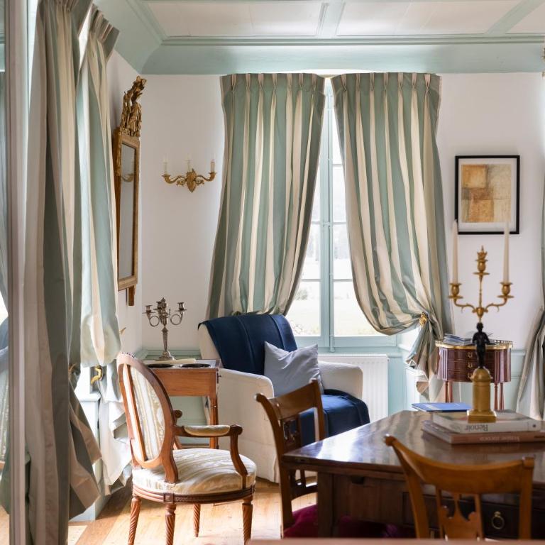 Chateau de Marnand - Deluxe Apartment mit 1 Schlafzimmer und Gartenblick - 9