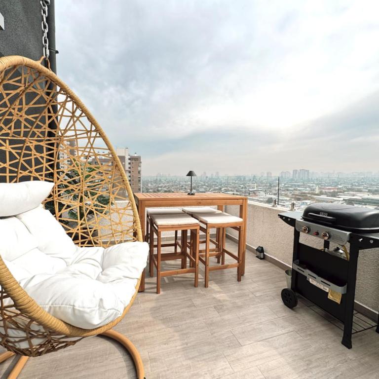 Departamento de Una Habitación, Terraza con parrilla, - Apartamento de 1 dormitorio - 1