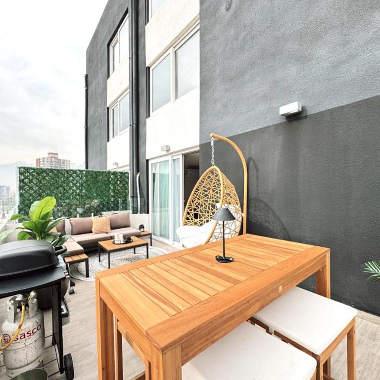 Departamento de Una Habitación, Terraza con parrilla, - Apartamento de 1 dormitorio - 8