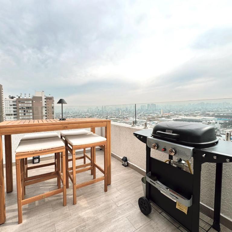 Departamento de Una Habitación, Terraza con parrilla, - Apartamento de 1 dormitorio - 15
