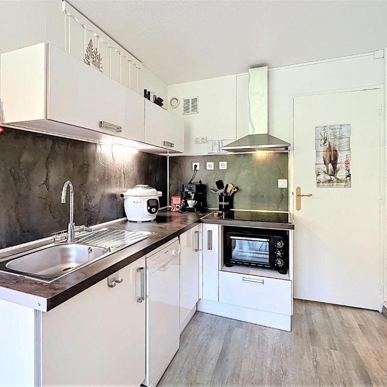 Studio cabine rénové, skis aux pieds, balcon sud, animaux admis - Studio - 8