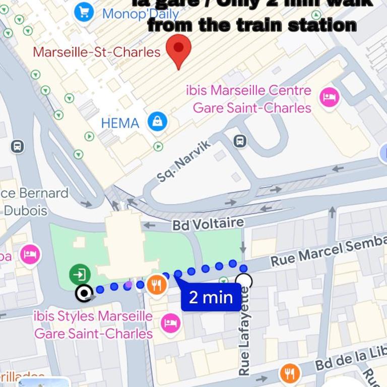 Studio devant la gare Saint-Charles - Apartamento de 1 dormitorio - 17